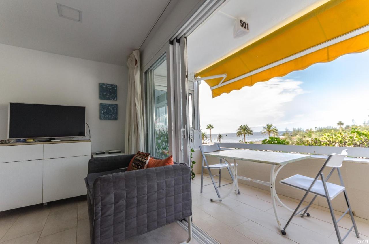 Holiday Apartment With Direct Sea Promenade Access Maspalomas  Kültér fotó
